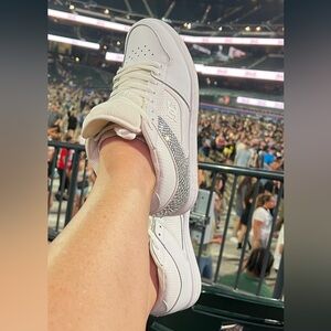 Homemade rhinestoned DC sneakers